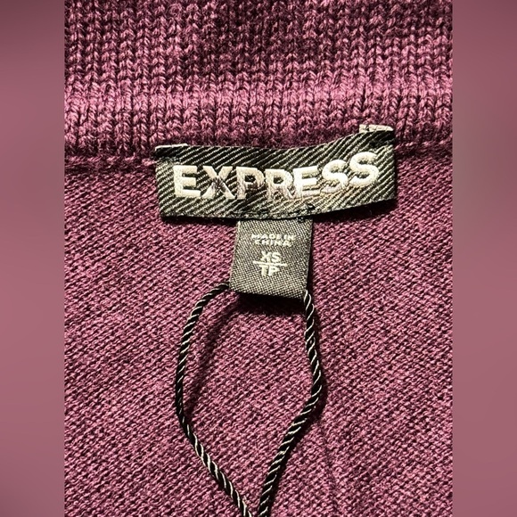 Express Ribbed Cowl Neck Sweater Dress XS - Picture 4 of 5